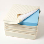 Quilted Cotton 3 Seater Orthopaedic Booster Cushion Cover | 50cm x 150cm | Cream