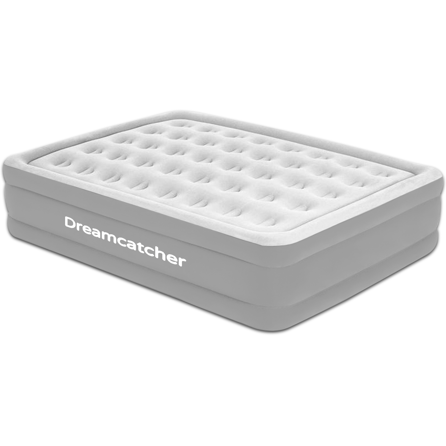 Premium Blow Up Inflatable Air Bed Mattress With Built In Pump Storage Bag Included (single,double, King) | Double | Grey