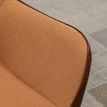 Accent Chairs Velvet Armchairs Living Room Bedroom | One Size | Brown