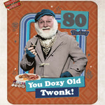 Only Fools And Horses Age 80 Birthday Card Official Product