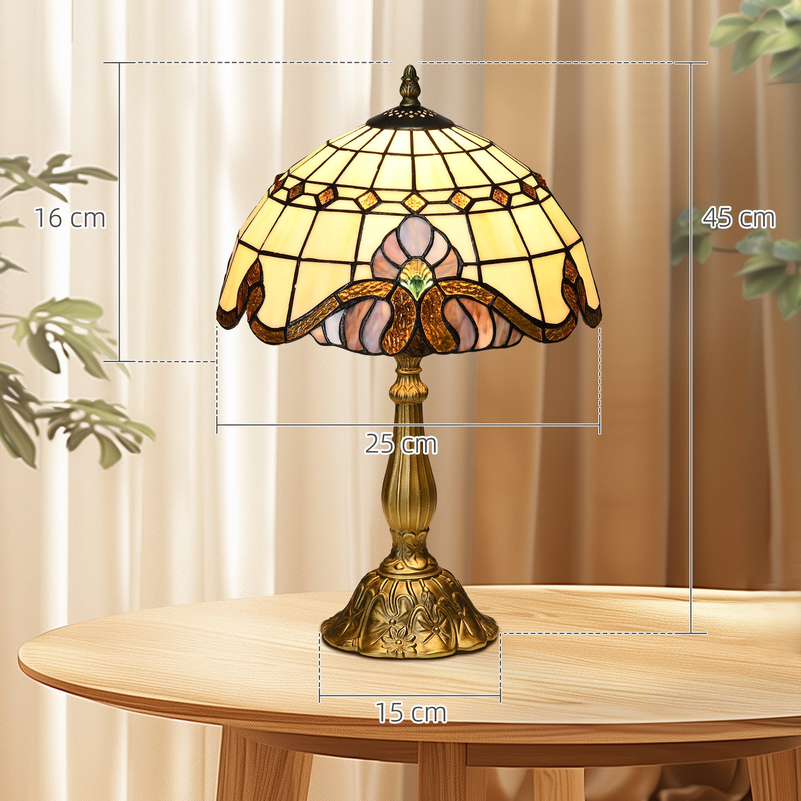Decorative Table Lamp, For Bedroom Bulb Not Included