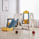 3-in-1 Kids Toddler Swing And Slide Set Climber Playset