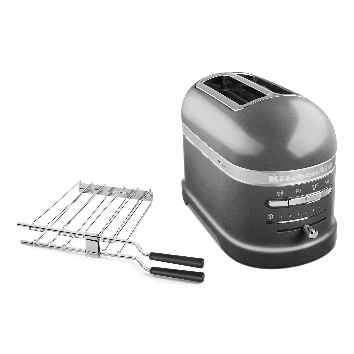 2 Slot Artisan Toaster | Silver