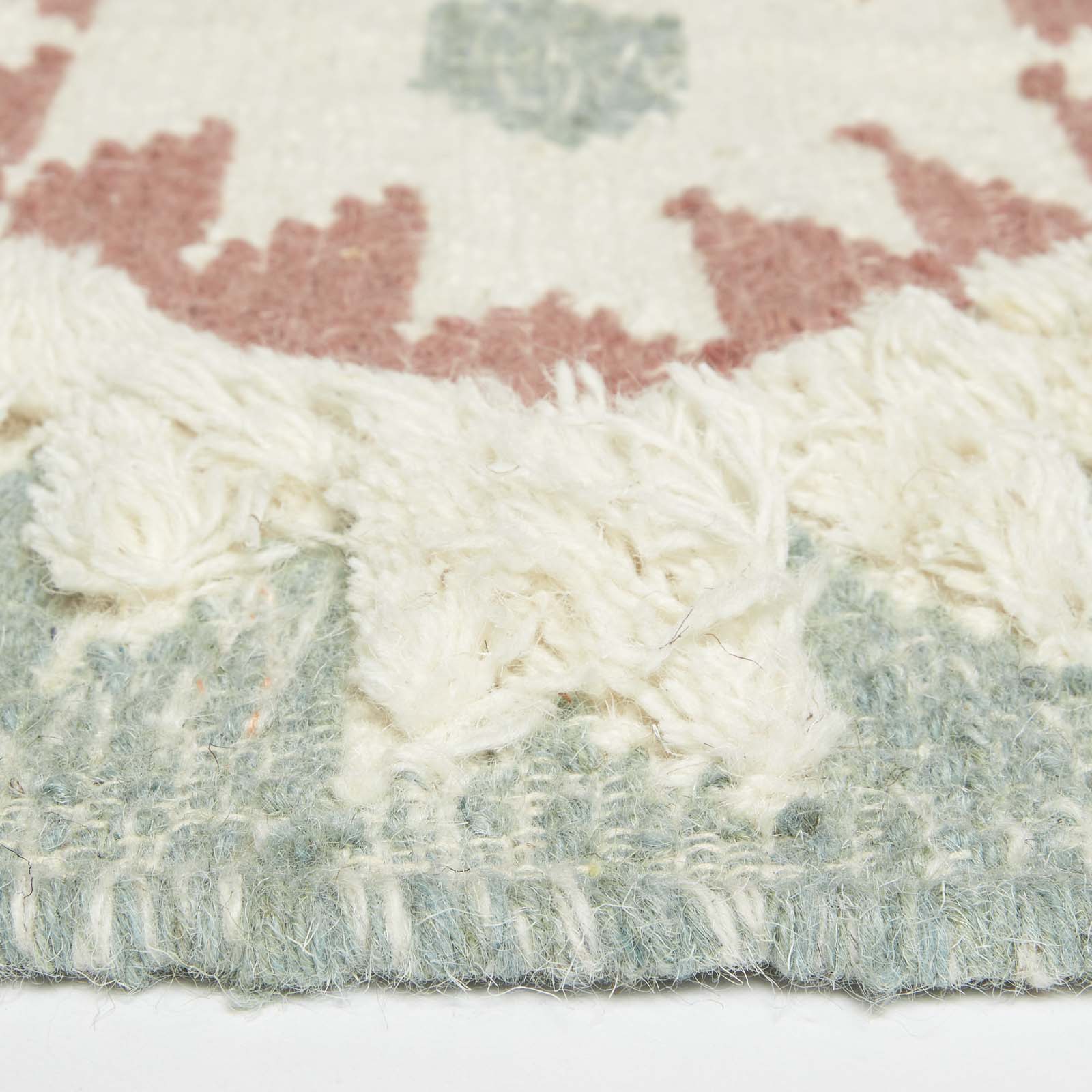 Tenali Blue Kilim Wool Rug | 200cm | Blue