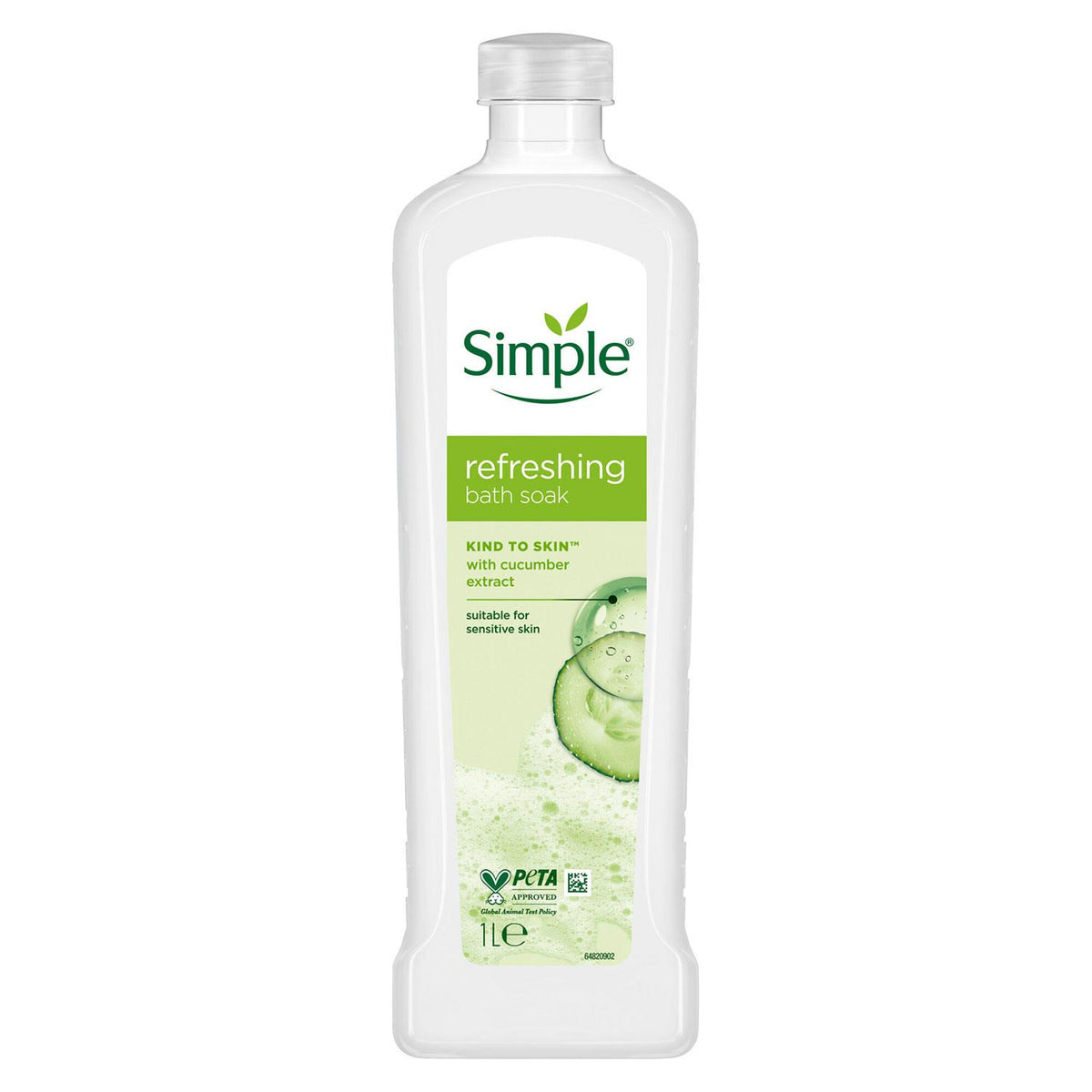 Refreshing Bath Soak Cucumber Extract 1l | Set of 12