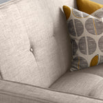 Troy 2 Seater Adjustable Sofa Bed | 2 Person | Beige