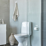 Wall Mounted Toilet Roll Holder For Bathroom Toilet Paper | White