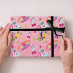 Emoji Unicorn Wrapping Paper Roll 4m