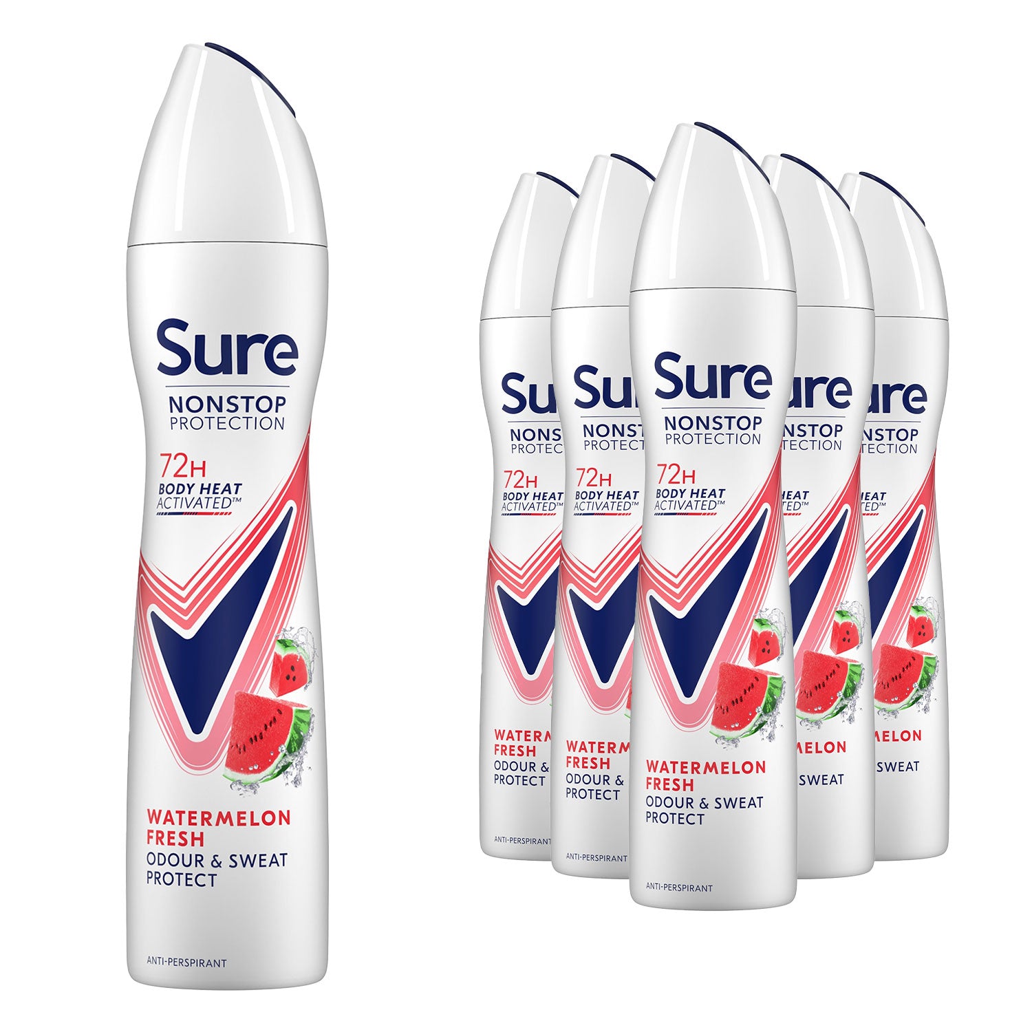 Women Antiperspirant 72h Nonstop Protection Uplift&fresh Advance Deo, 6pk, 250ml | 6