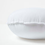 Super Microfibre Round Circular Shaped Cushion Pad | 50cm x 50cm | White