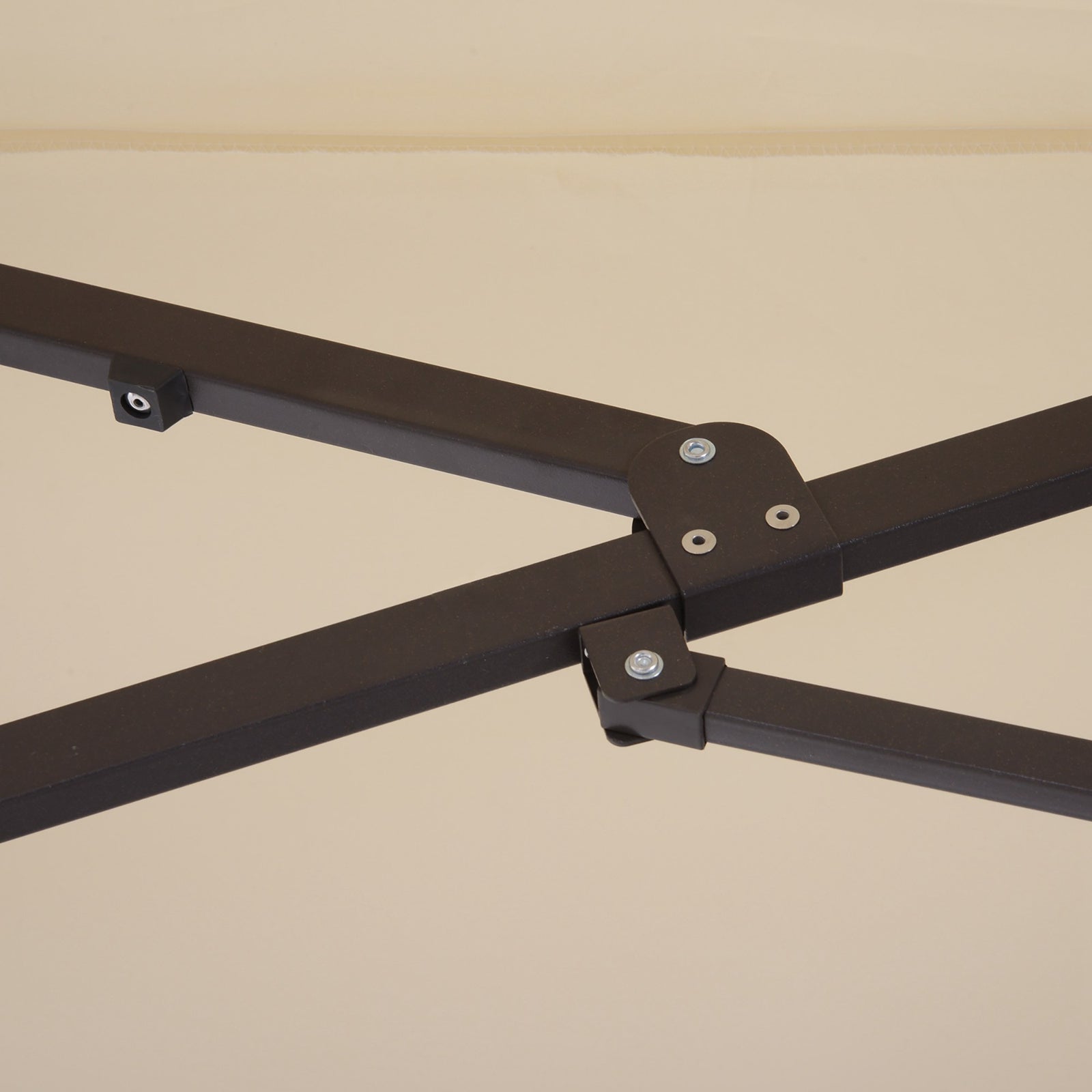 4.6m Double-sided Sun Umbrella W/ Crank | Beige