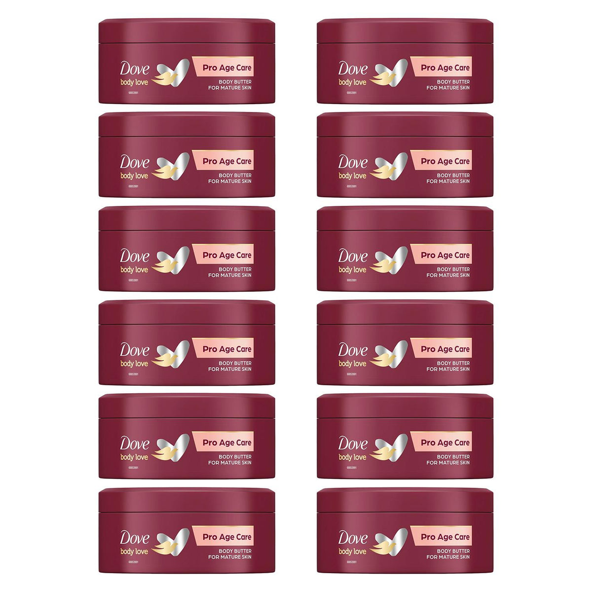 Body Love Pro Age Body Butter Nourishing Moisturiser, 12 X 250ml | Set of 12
