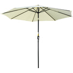 3m Patio Umbrella With Tilt And Crank | Beige