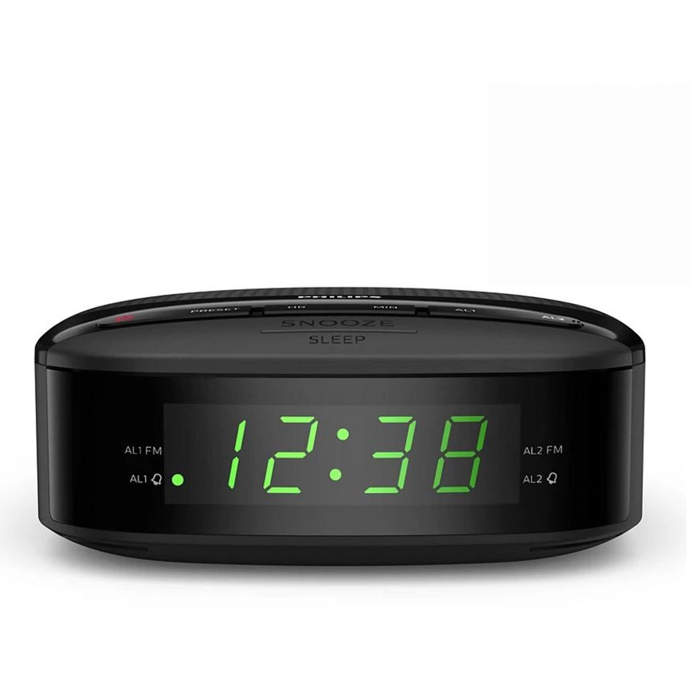 Tar3205-12 Dual Alarm Clock Fm Digital Radio | Black