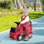 3-in-1 Ride On Car Kids Mercedes Truck Storage For 12 - 36 Months | Red