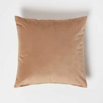 Velvet Cushion With Microfibre Insert | 45cm x 45cm | Beige