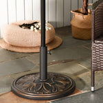 13kg Round Parasol Base Heavy Duty Cement Stand | Bronze
