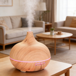 Wood Grain Ultrasonic Essential Oil Diffuser | Natural