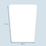 Biodegradable Bin Bags 55-65l | Set of 75 | White