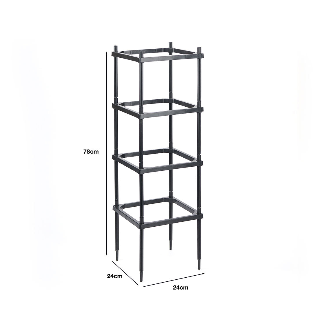 Bronze Effect Trellis Planter For Tomatoes And Climbing Plants