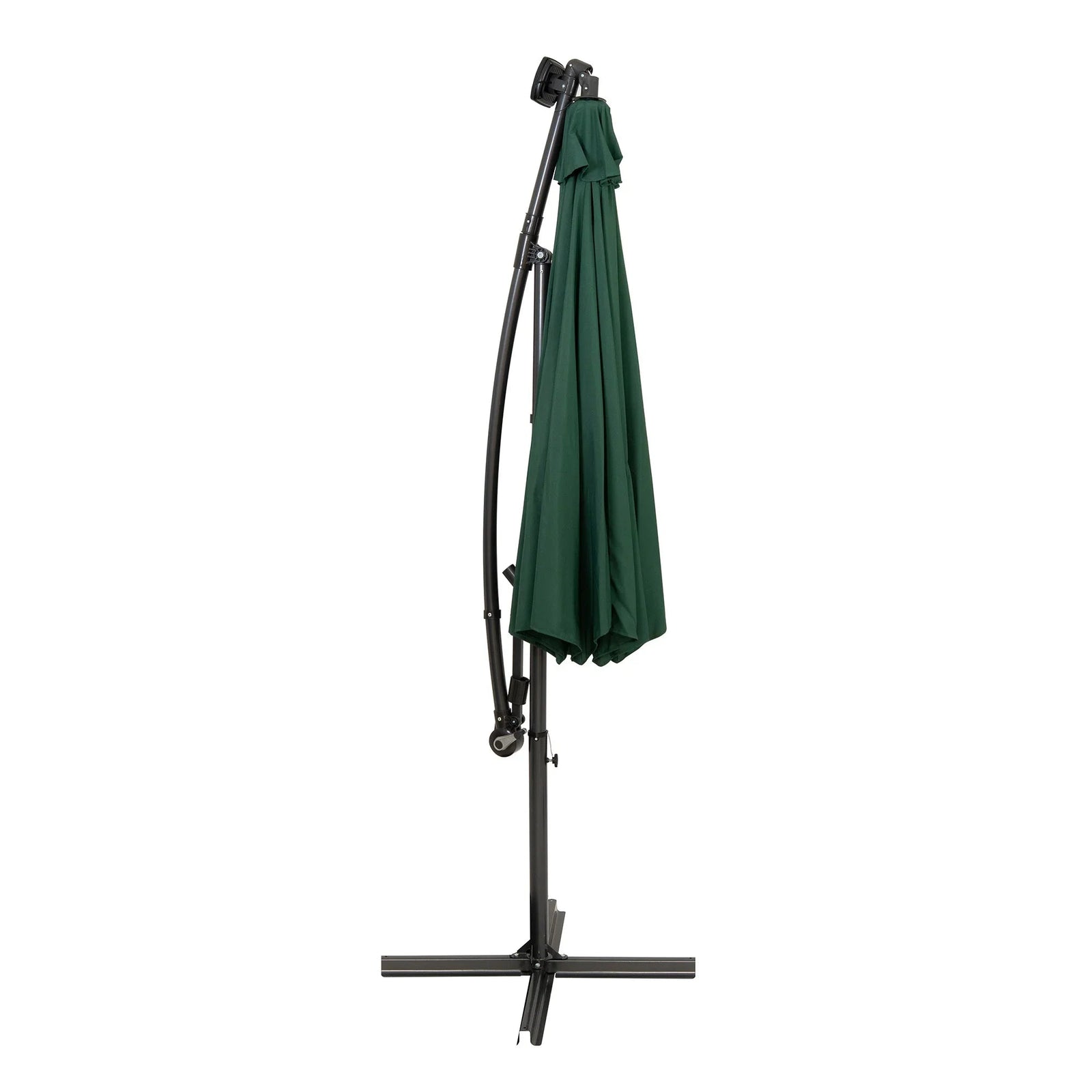 Led Cantilever Parasol 3m | Green