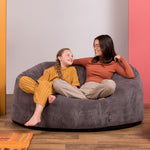 Soul Giant Cord 2-seater Bean Bag Chair | Charcoal