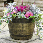Whisky Barrel Planter Patio Pot | Set-of-2