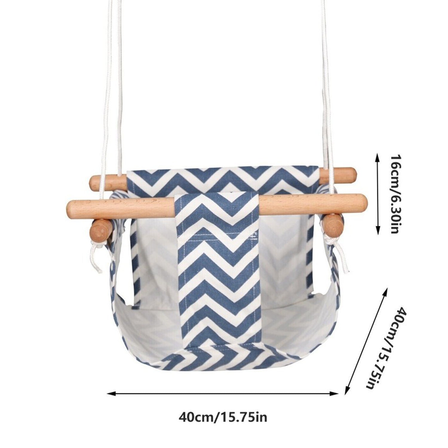 HYGRAD BUILT TO SURVIVE Baby Toddler Swing Seat – Secure Hanging Rope Chair For Outdoor Garden & Kids