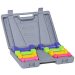 10kg Dumbbell Weights Set With Case For Home Gym | Multi Colour