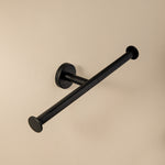 Double Toilet Roll Holder, Matt Black, Hidden Fixings, Start Collection