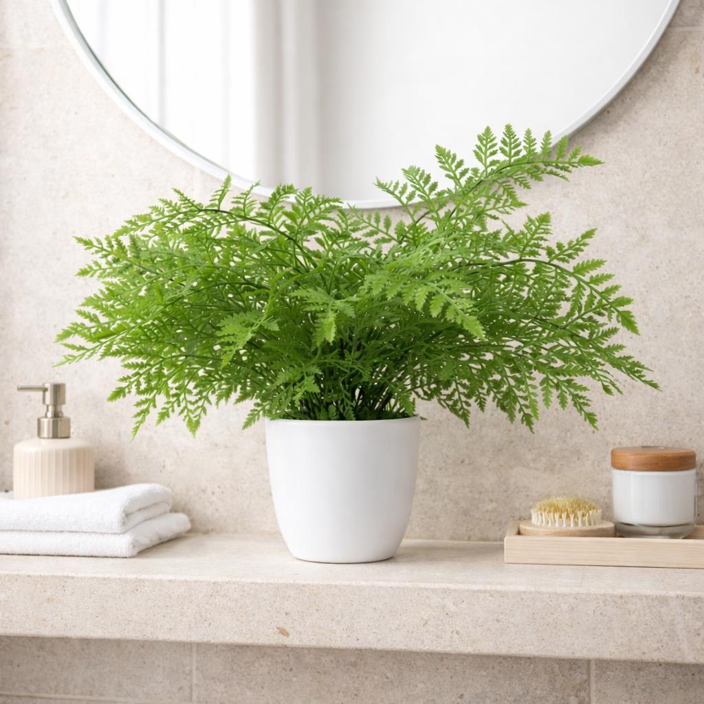 Artificial Potted Royal Fern 30cm