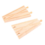 Bigjigs Toys 2 Track Splitter Pieces for Wooden Train Sets