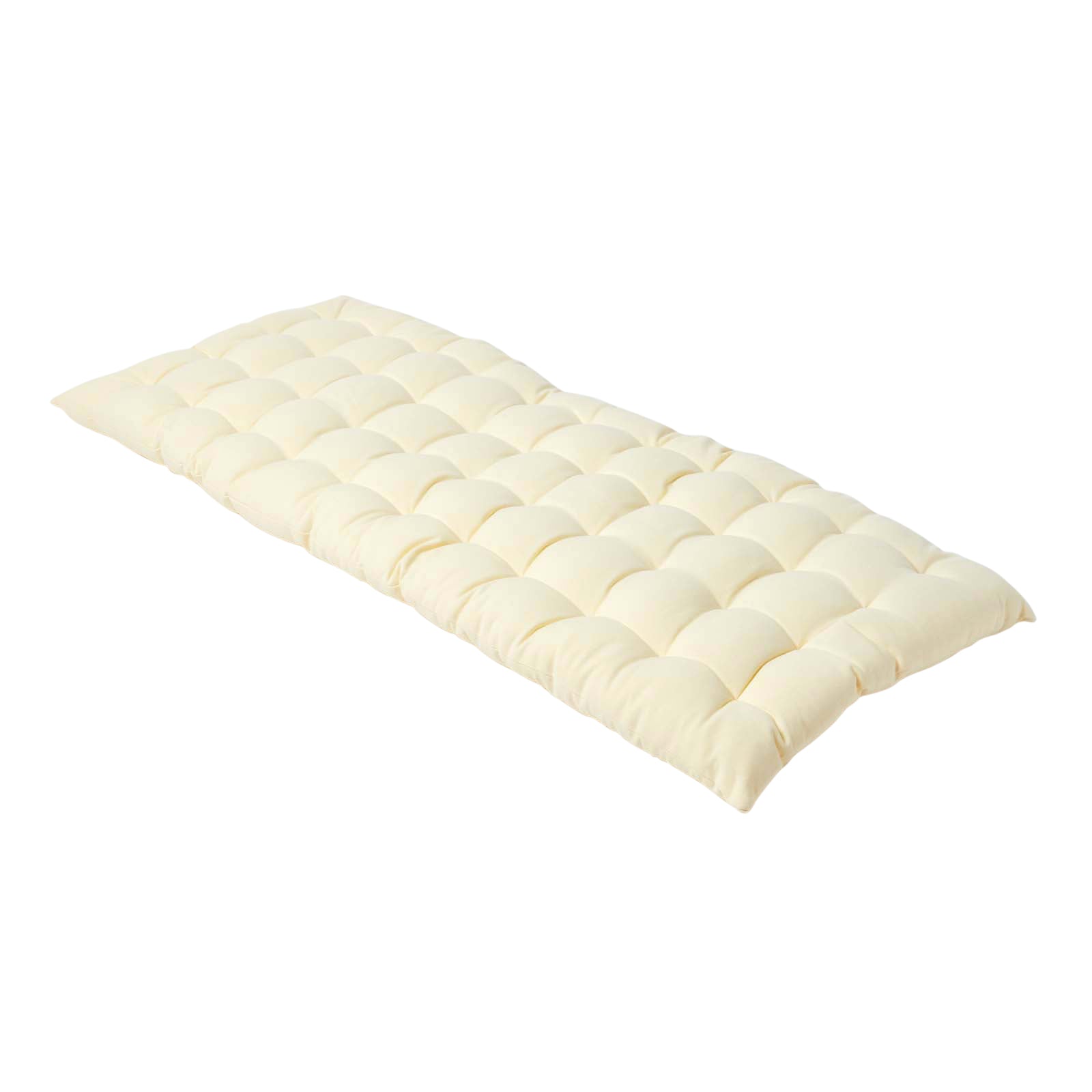Outdoor Bench Cushion For 2 & 3 Seater Garden Seat Pad For Furniture, Kitchen, Dining & Indoor Use | 2 | Cream