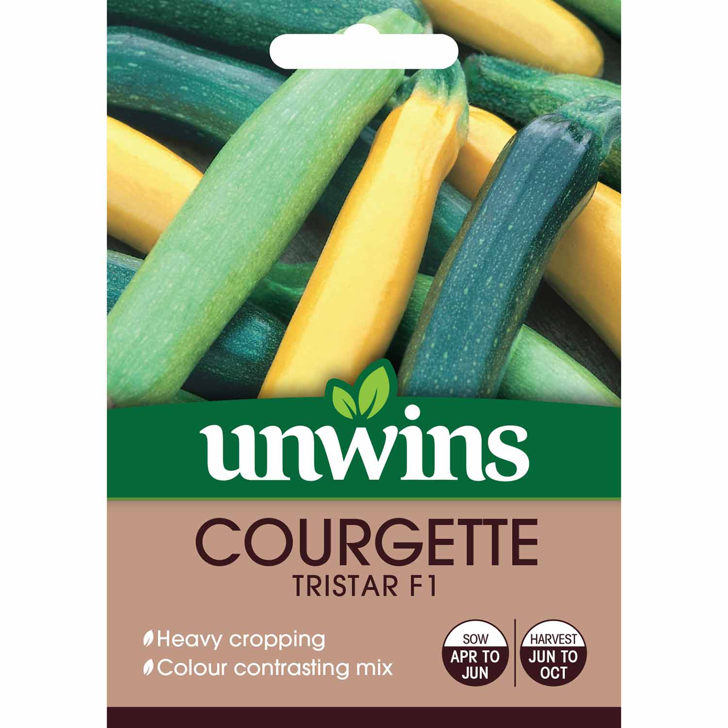 Courgette Seeds TristarMixed Green And Yellow Zucchini Seeds | 8 Seeds