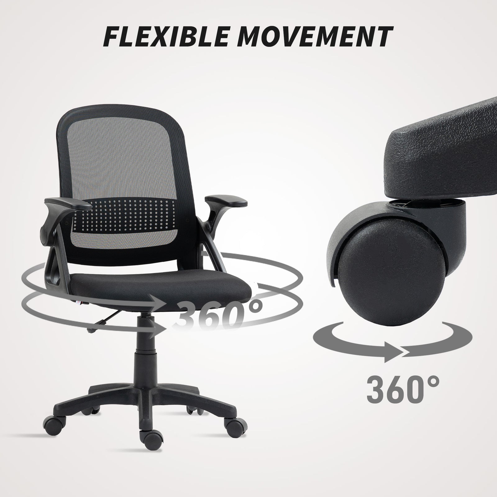 Swivel Computer Chair | Black