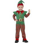 Elf Toddler Costume, Red & Green | Small