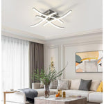 Bath Plus TB+ Modern 4-light Led Wave Ceiling Light