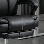 Massage Office Chair, Pu Leather | Black