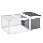 Rabbit Hutch Animal Cage Pet Run Cover, With Water-resistant Asphalt Roof