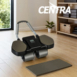 Centra Automatic Ab Roller 4-wheel Core Trainer With Wide Elbow Pads