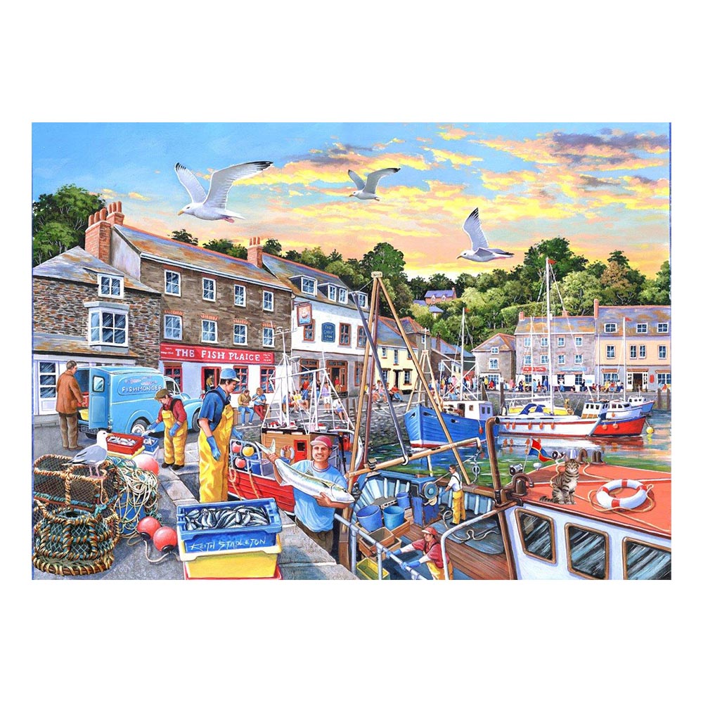 Catch Of The Day Jigsaw - Big 500 Piece Jigsaw Puzzle For Adults, With Extra Large Pieces
