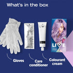 Live Ultra Brights Semi-permanent Hair Dye, P120 Lilac Crush 3x