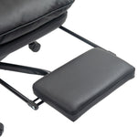 Executive Office Chair, Pu Leather Desk Chair With Armrests | One Size | Black