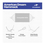 American Dream Double Garden Hammock - Sand