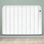 Electric Radiator Panel Heater Wall Mounted Advanced Timer Digital Thermostat, Bathroom Safe Room Heater | 2000w | White