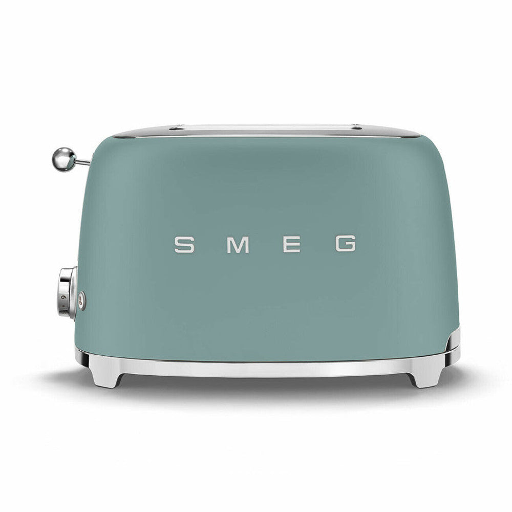 Tsf01 Matte 2 Slice Toaster + Tsbw01 Bun Warmer Set | Green