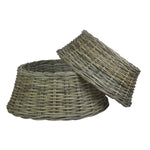 Rattan Christmas Tree Skirt | Small | Brown