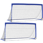 Folding Football Goal Net 6ft X 3ft All Weather Blue | Blue