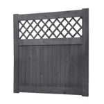 120cm W X 90/120cm H Rhombus Garden Wood Fence Gate | 120cm