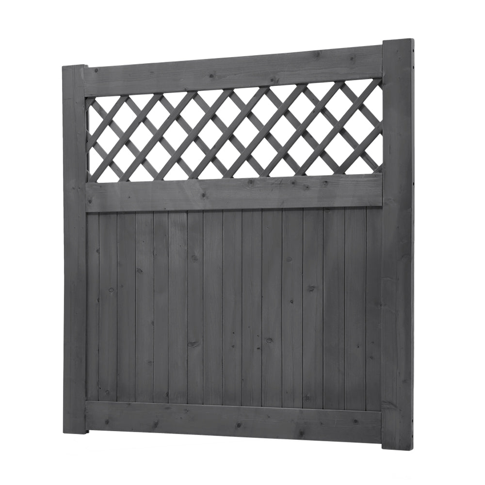 120cm W X 90/120cm H Rhombus Garden Wood Fence Gate | 120cm